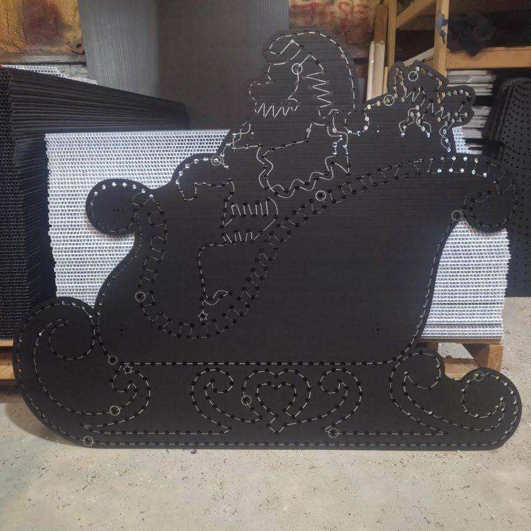 Santa Riding Sleigh
